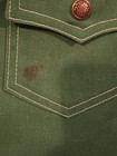 Vintage 1960s Boy Scout Green Denim Jacket Garanimals Size M 12-14  10 Patches