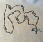 Rare Fratelli Coppini Peruzzi Eagle Pendant 800 Silver Antique Long Necklace