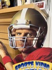 1992 Sega Sports Video Special Joe Montana 49ers Cardboard Store Display Standee
