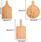 Bamboo Cutting Board   Pizza Peel Paddle For Baking   Chopping  board-s  4pcs 