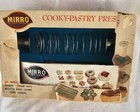 Vintage 1950 s Mirro Copper Cookie Pastry Press Complete In Box  booklet 358-am