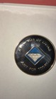 Narcotics Anonymous Na 6-year Clean Black And Gold Enamel Coin Chip Token
