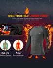 Men s Winter Base Layer Thermal Athletic Long Sleeve Shirts Fleece Top Workout