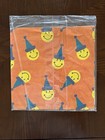 Vintage Gift Wrap 3 Sheets 20 X 30    Each Renaissance Happy Face Party Hat New