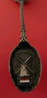 Rare Vintage Holland Sterling Silver Souvenir Spoon Watson Enamel Flag 5 5   