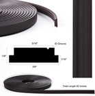 82 Inches Shower Door Magnetic Strip Replacement Insert For Framed And Semi-fram