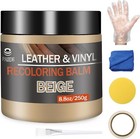 Leather Recoloring Balm  8 8 Oz Leather Color Restorer  Beige Leather And Vin   