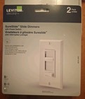 4 Pack Leviton Sureslide Slide Dimmers With Preset Switch White New