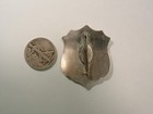 Original P r r co  Railway Watchman Pennsylvania Train Shield Badge