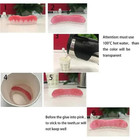 Denture Silicone Soft Liner Kit Upper Lower Set Easy Use Dental Teeth Care