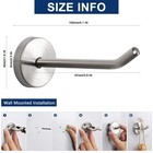 Nearmoon Coat Hooks Wall Mount  6-pack 304 Stainless Steel For Hats  Robes  Towe