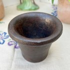 Antique Footed Bronze Cast Iron Mortar Druggist Apothecary Chemist