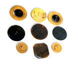 Vintage Assorted Plastic Buttons Largest Black Center Button Measures 1 1 2 