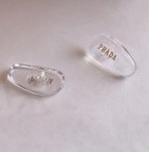 New Replacement Screw-in Nose Pads Silicone For Prada Eyeglasses sunglasses Gold