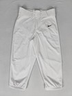 Nike Vapor Select 3 4 Length Baseball Pants Men s Small White Bq6432-100