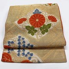 6076  Japanese Vintage Fukuro Obi Belt Kimono Fabric Silk Traditional