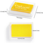 15 Vibrant Colors Ink Pads For Stamps   Craft Ink Pad Set  Stamp Ink Pad