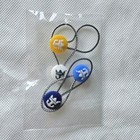 Royal Caribbean Zipper Pulls Lot Of 4 Cruise Boat Luggage Brand New