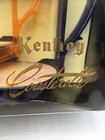 Vtg Kently Coasterette Set 4 Drink Holder Barware Cocktail Mcm