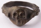 German Austria-hungary Empire Photo Ww1 Skull Ring Wwi Badge Bullet Set Germany
