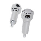 5 0  Tall Chrome Springer Risers Clamp For Harley Softail Fxsts Flsts Flstsb 