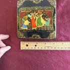 Vintage Russian Palekh Lacquer Box  vasilisa He Beautiful  Signed Zinnia T  Ussr