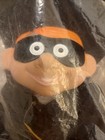 Vintage 1987 Mcdonald s Hamburglar Plush Doll Vinyl Head   Hat Tie Brand New