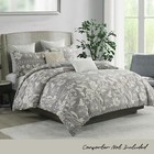 Uniclinens Gray Duvet Cover King - 100  Cotton Bird And Floral Pattern Duvet    