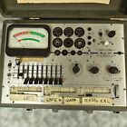 Vintage Precision Apparatus Model 660 Tube   Transistor Tester In Case - Working