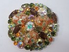 Gorgeous Vintage Juliana D e Easter Egg Rhinestone Brooch   Earrings Set