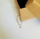 New 14k Solid Yellow Gold Toe Ring  Solid Gold  Adjustable Toe Ring