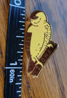 Vintage Iowa Goldfinch Pin Souvenir Enamel On Gold Tone Metal Jacket Lapel Hat