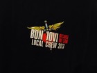Bon Jovi  because We Can local Crew 2013 Tour Shirt Xl