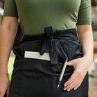 Waist Apron With 3 Pocket - Waiter Server Half Apron For Kitchen Restaurant Cafe