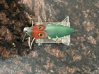 Rare Vintage Heddon River Runt No Snag Glow Worm 9119gw 1940   s Fishing Lure