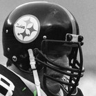 Vtg Pittsburgh Steelers Used Rawlings Jrc Game Jack Lambert Football Helmet
