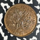 1856 Nova Scotia 1 2 Penny Token Lot jm9414 High Grade  Beautiful 