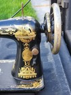 Antique 1904 Singer Sewing Machine B60787 Hand Crank Treadle Decoruntested As Is