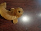 Vintage Souvenir Toy Stuffed Miniature Seal Pup Figure Figurine W  Fur