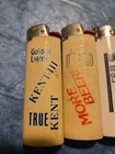 Vtg Bic Lighter Advertising Adjustable Flame Lot Of 6 Windsor Booth Gin Kent  