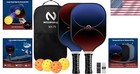 Carbon Fiber Pickleball Paddle Set - Lightweight  Pro-grade Performance