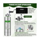Upgraded 2l 5l Aquarium Co2 Generator System With Timer-enabled Motor Valve     