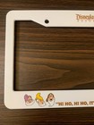 Rare Disney Disneyland Cast Member License Plate Frame 7 Dwarves Hi Ho Plastic