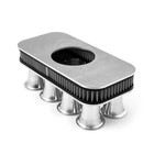 Special Edition Aluminum Air Cleaner W  Element Stack Downdraft Look