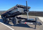 Diamond C Baseline 82  X 14  Hdu-208 16 000 Lb Telescopic Dump Trailer 24  Sides