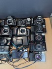Lot Of 19 Film Cameras Nikon  Minolta  Pentax   More Untested Read   