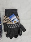Lot Of 4 Womens Light Fashion Gloves Black Winter Patterns One Size