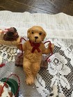 Vintage Resin Dog Christmas Ornaments Lot Of 9 Puppies