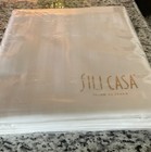 New King Size Fili Casa 100  Cotton White Duvet Cover  Made In Italy  Hotel Qlty