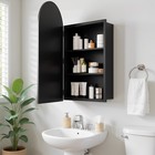 Arched Mirror Medicine Cabinet Recessed Bathroom Mirror W storage Wall Mounted    